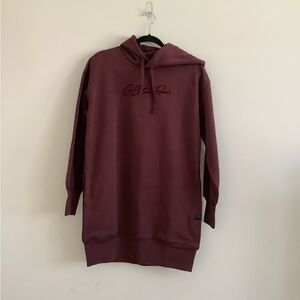 G-Star Burgundy Sweatshirt Dress